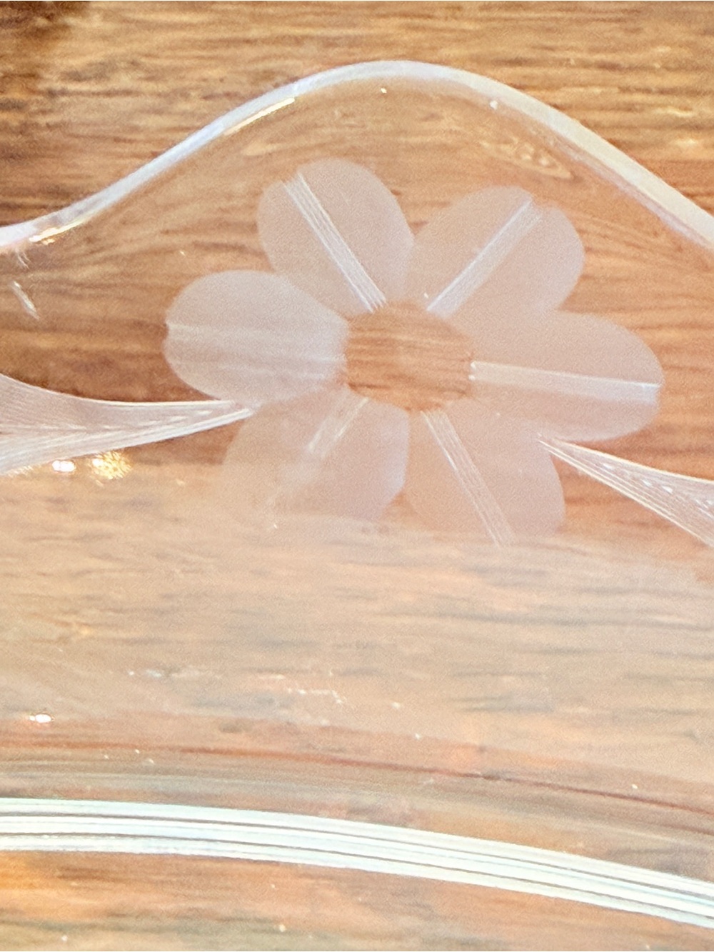Fostoria Etched Clear Glass Celery / Relish Dish – Heather Pattern #343 - Picture 8 of 14
